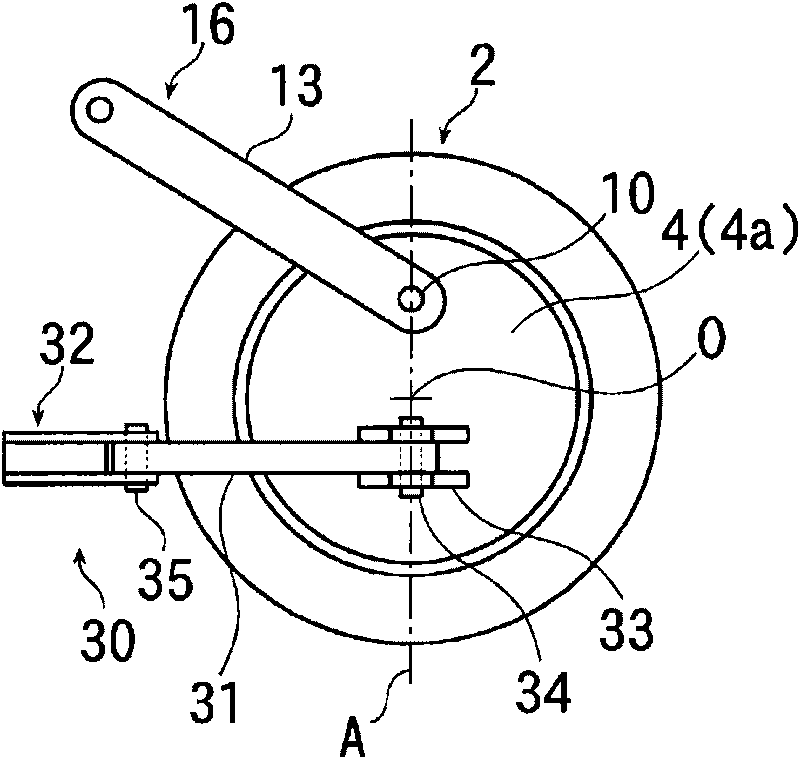 Transfer device and vacuum processing apparatus using the same