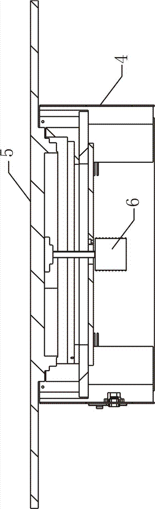 Part machining clamping and rotating control device