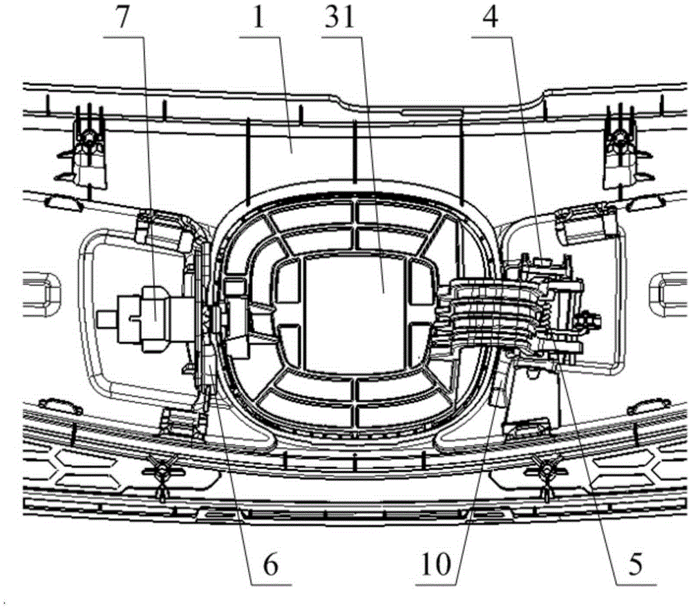 Electric car and charging opening cover structure thereof