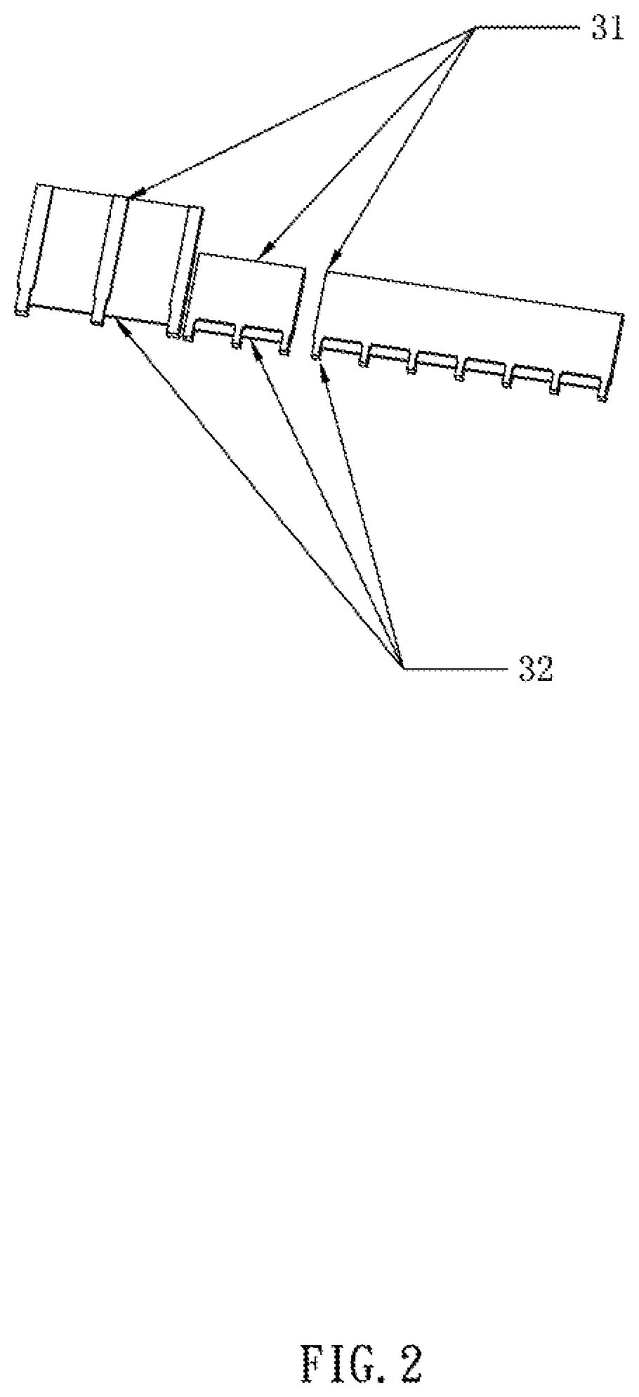 Pcie/sas connector structure