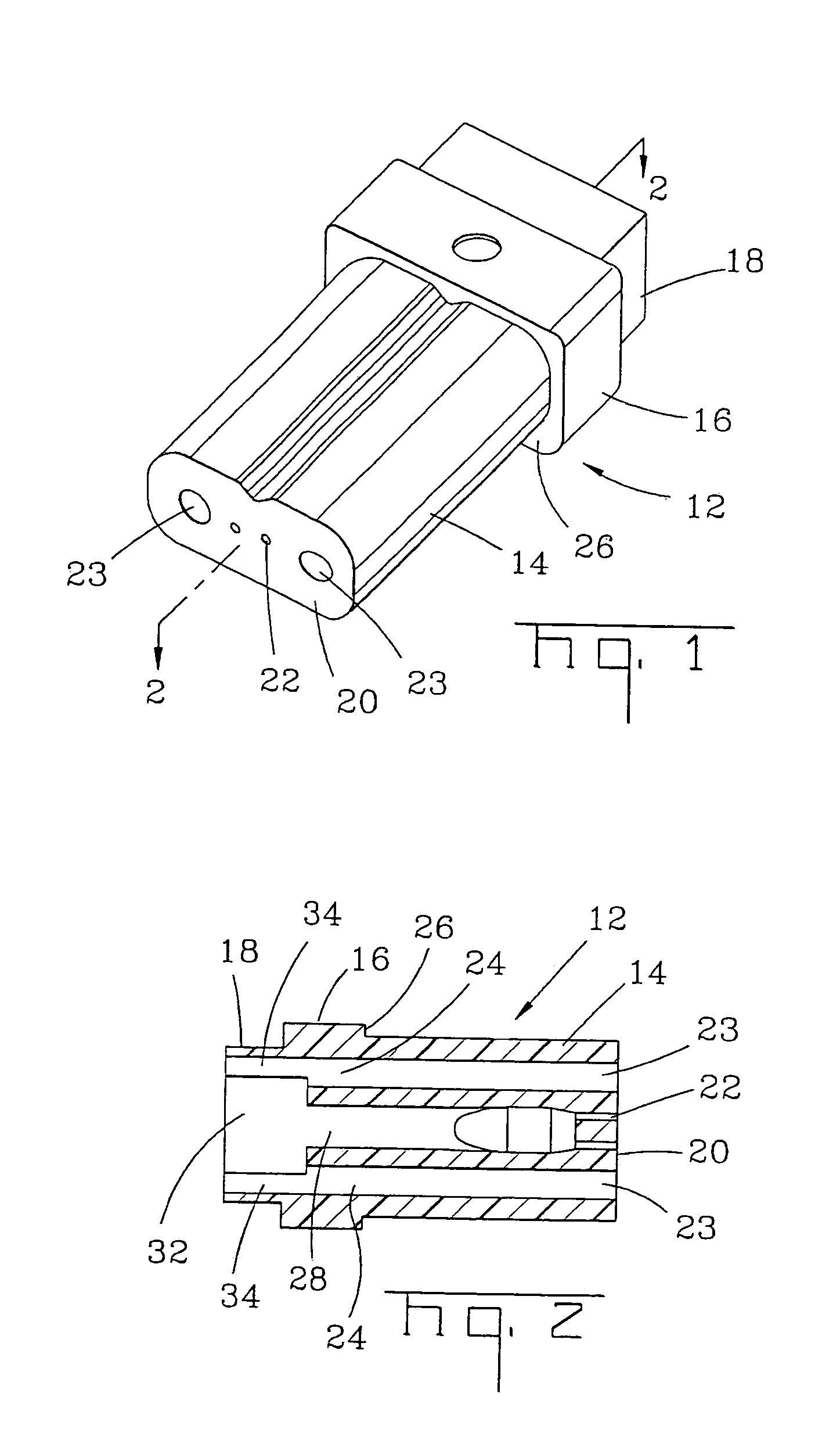Pin retainer for fiber optic connector and associated fabrication method