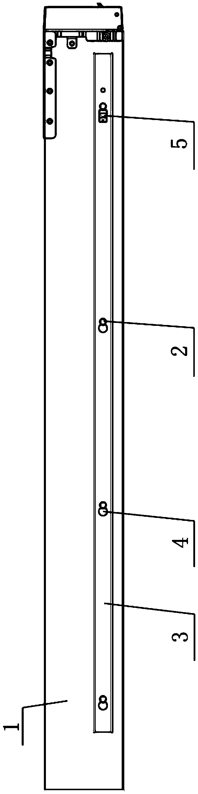Server cabinet and guide rail preassembling server thereof
