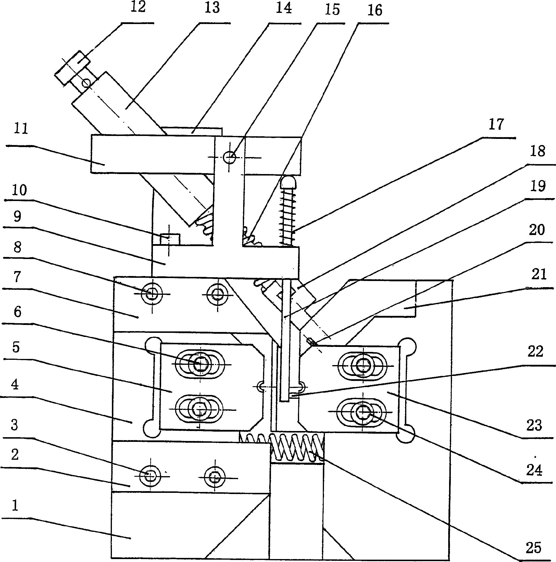 Special working device for automatic cold-forging forming machine