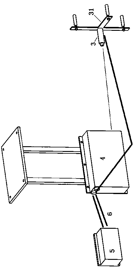 Bridge deformation monitoring method and system based on laser measurement and 485 bus