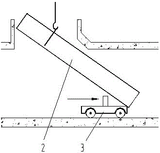 Pipe gallery pipeline transporting and installing method