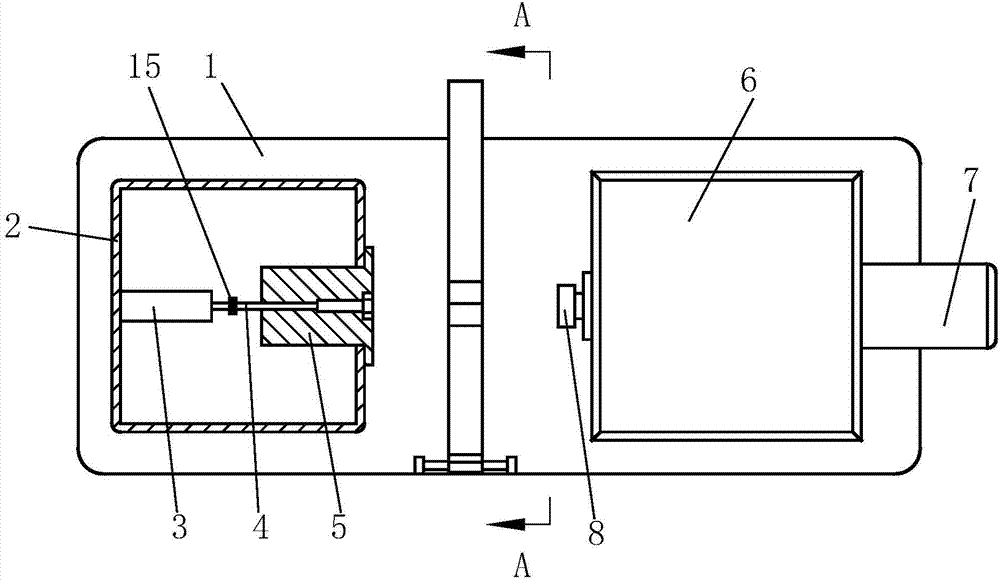 Material taking and stamping device for hot-forging processing