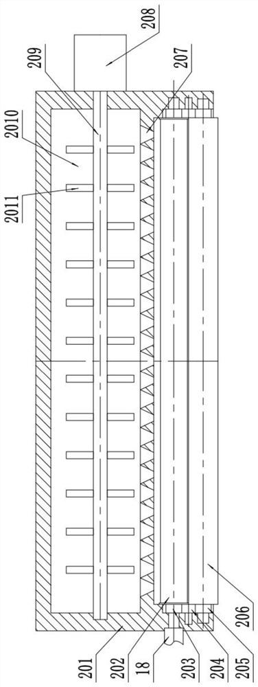 A coating device for producing hot melt adhesive film