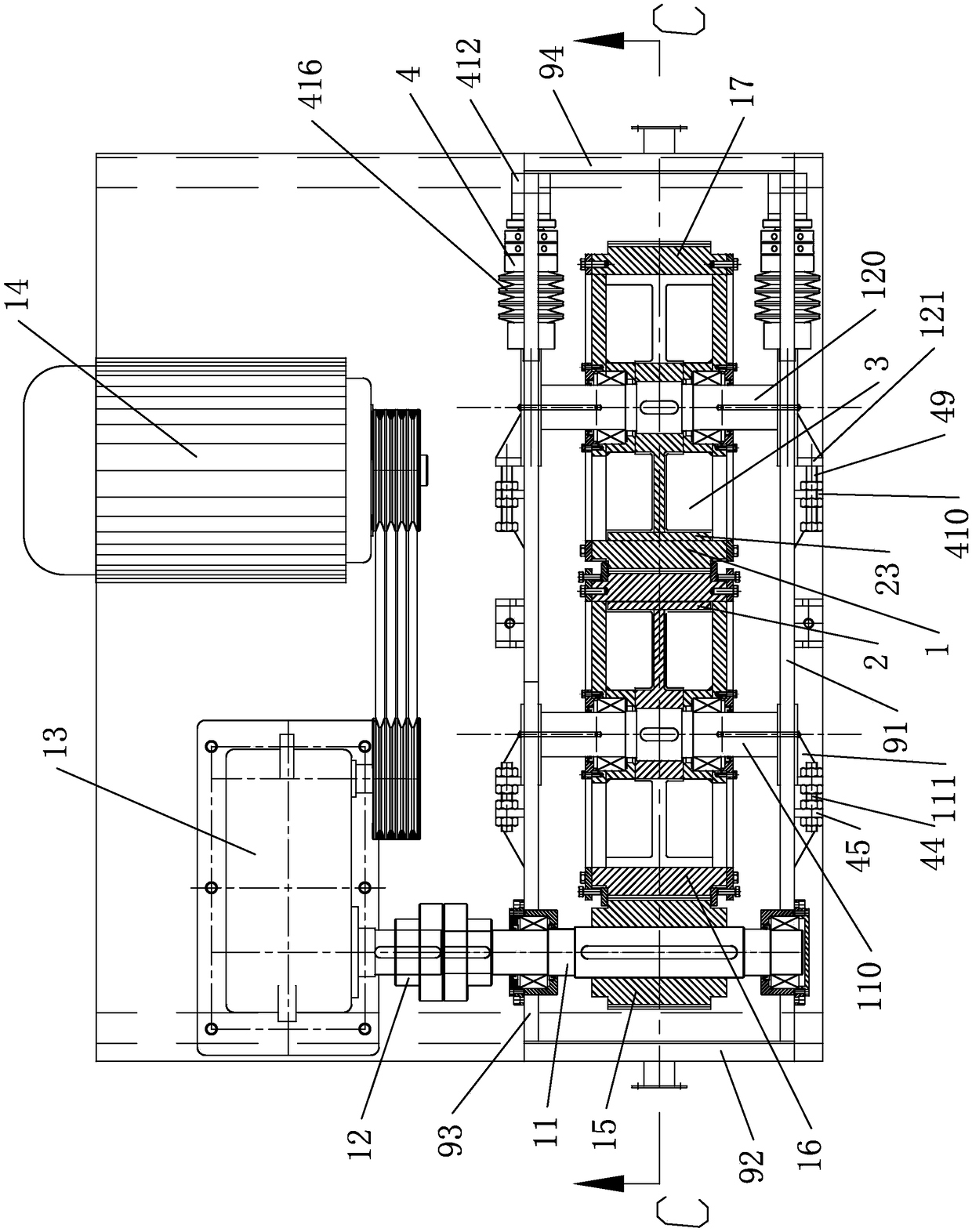 Granulator and cutter device thereof