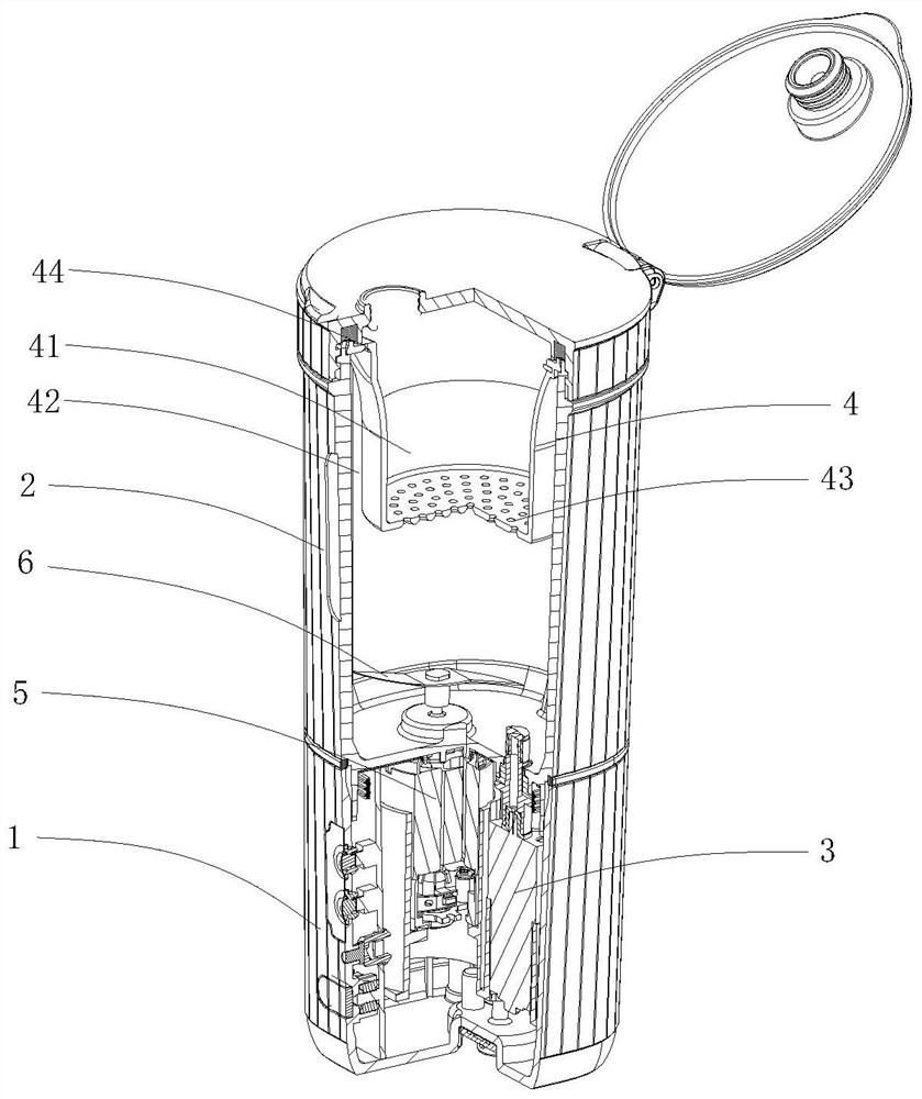 Food processor air pump control method for extraction