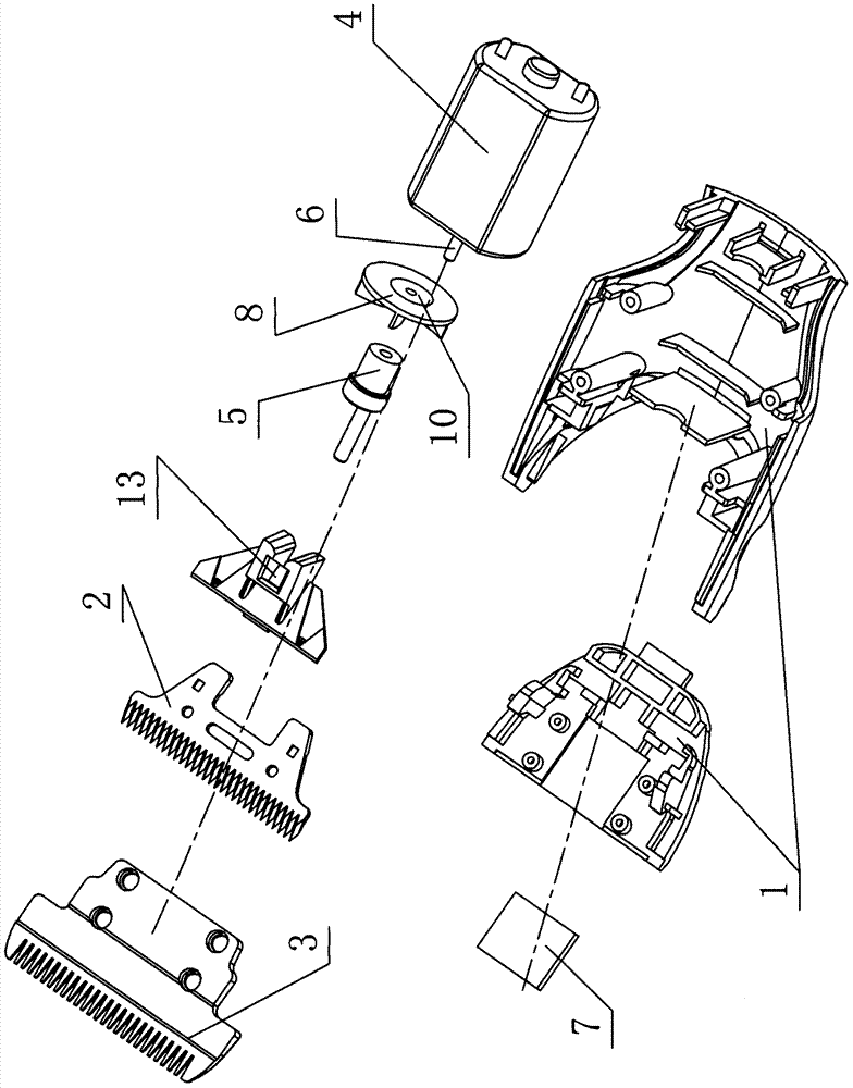 Electric hair clippers and controlling method