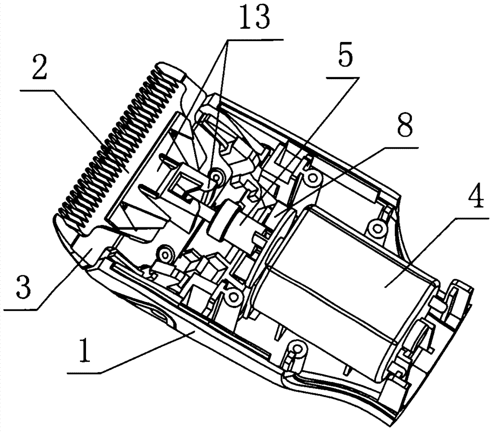 Electric hair clippers and controlling method