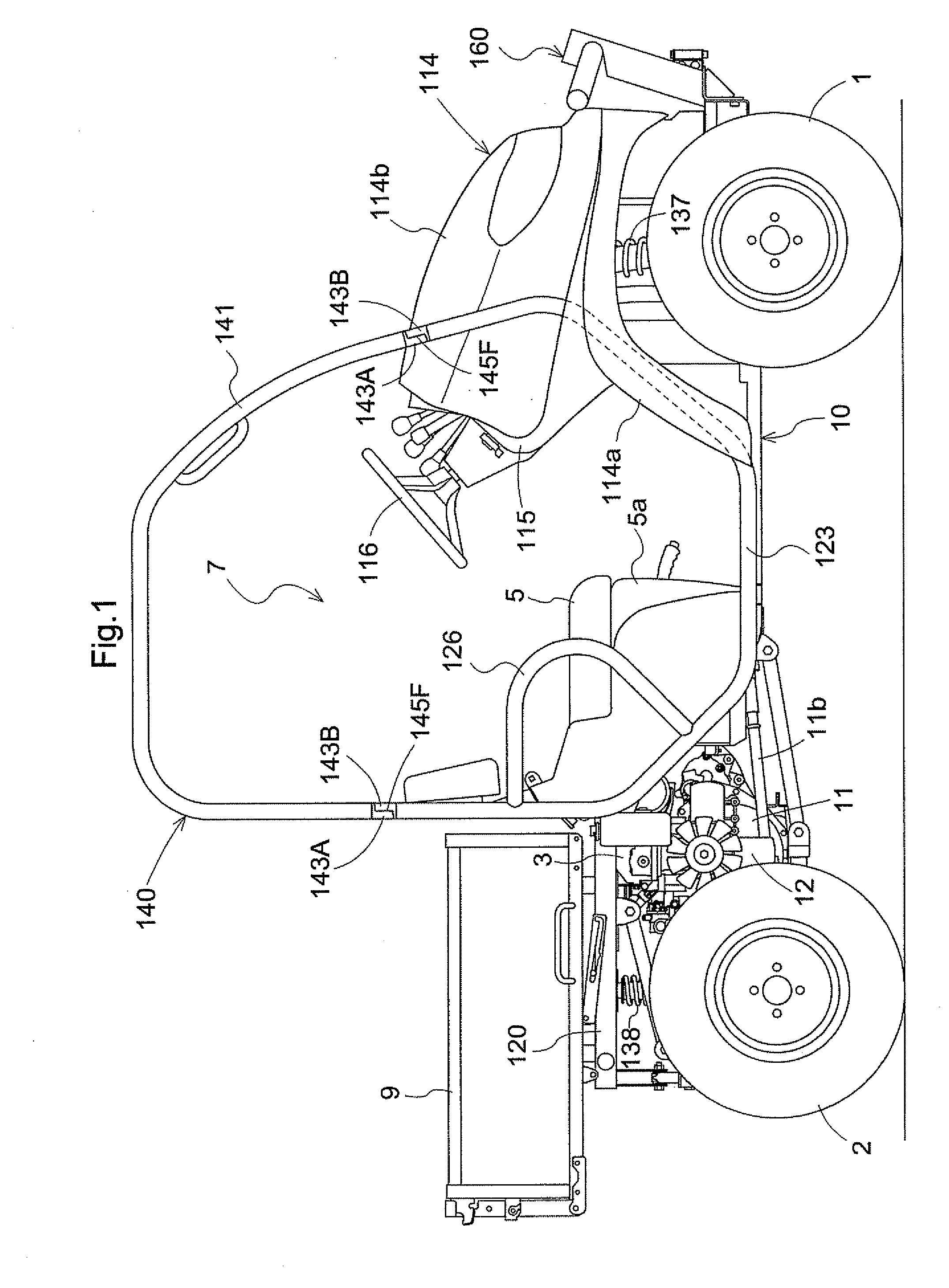 Work Vehicle Having Hydraulic Stepless Speed Changing Apparatus