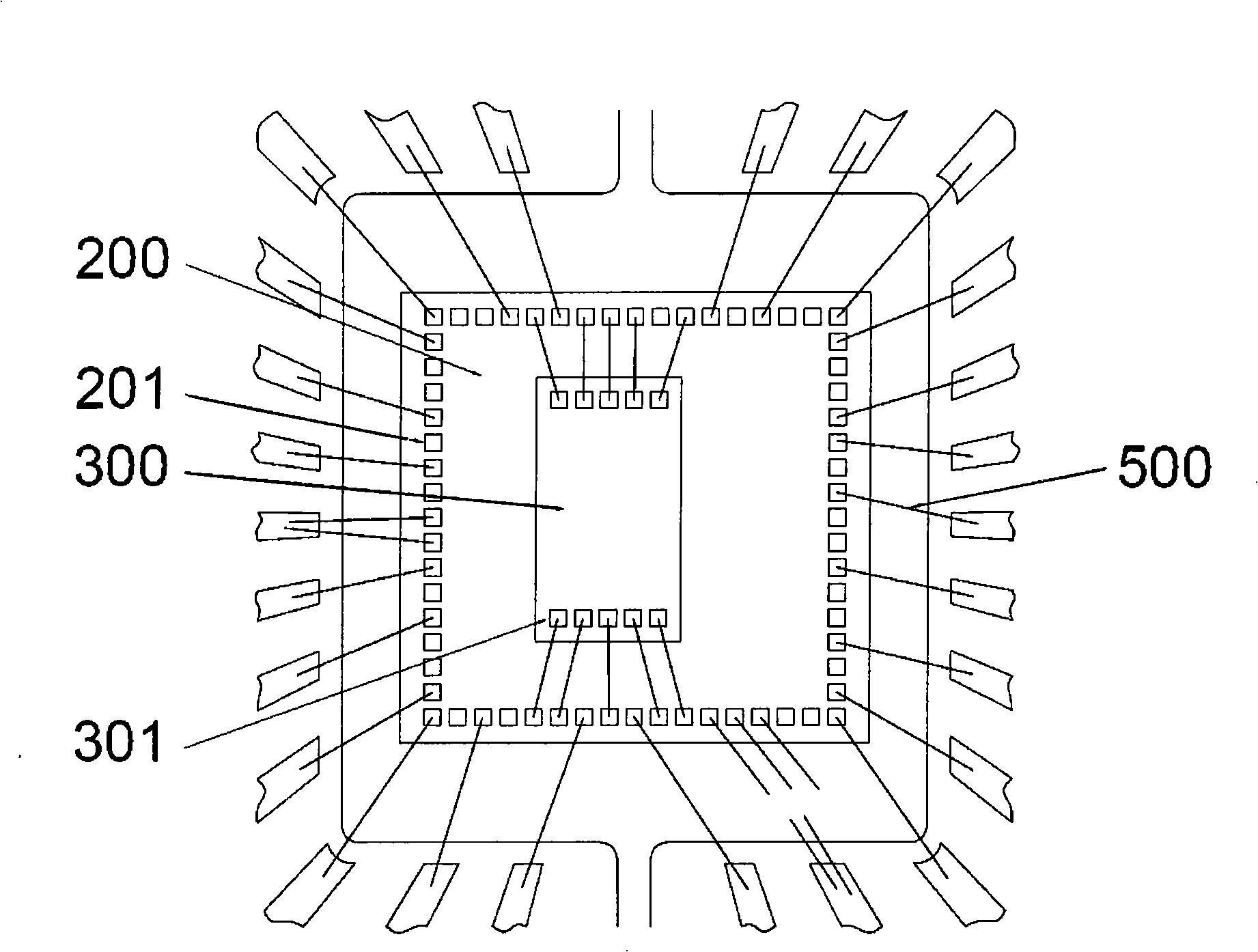 Multi-chip 3D stacking and packaging structure
