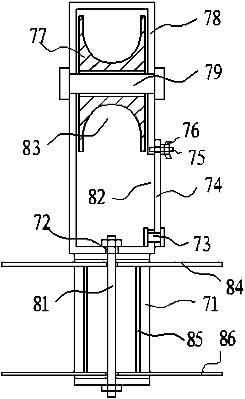 Fast network blocking device applied to high-voltage transmission line