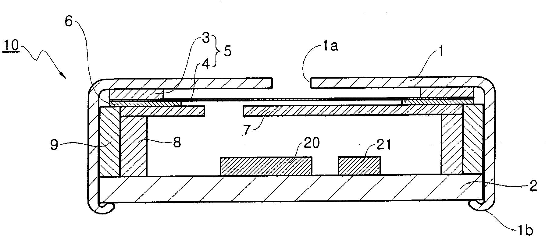 Hybrid acoustic/electric signal converting device