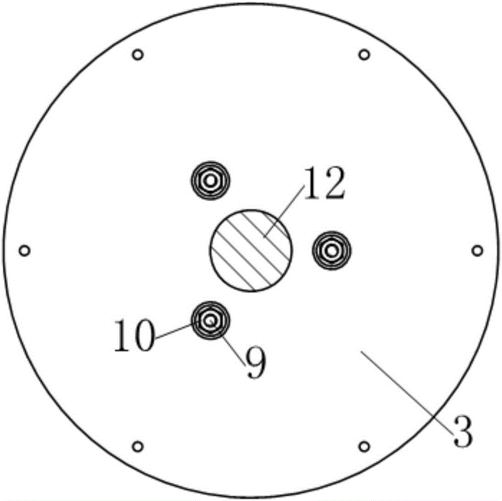 Pull rod type composite spring damper with early stiffness capable of being preset