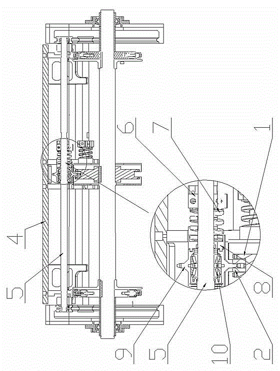 Conveying line device with function of retaining workpieces temporarily