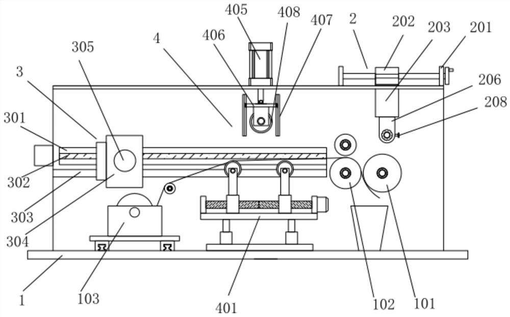 Automatic paper guiding mechanism for paper winding machine