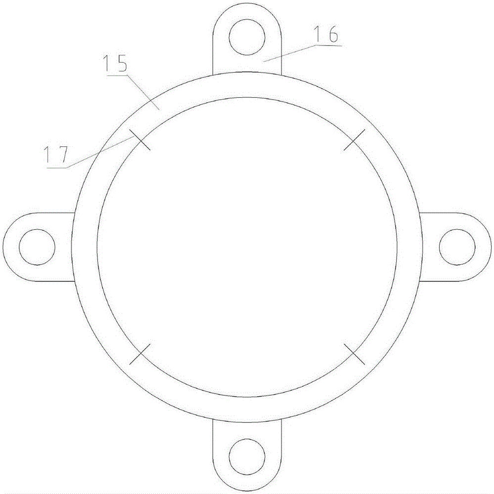 Three-phase iron core-type wireless energy transfer-used radial rotary converter