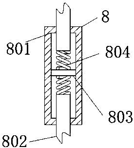 Anti-collision device for house building aseismic joint