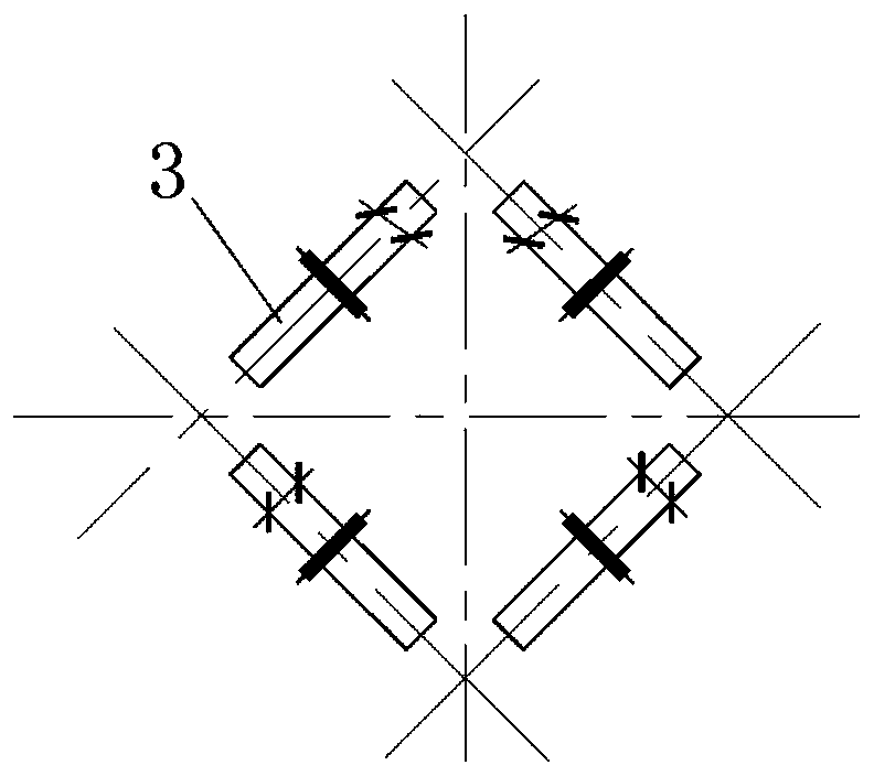 A square-section shear-type energy-dissipating support