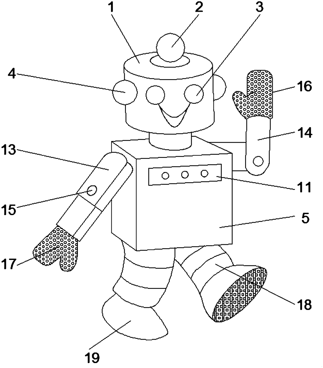 Smart vegetable-watering robot