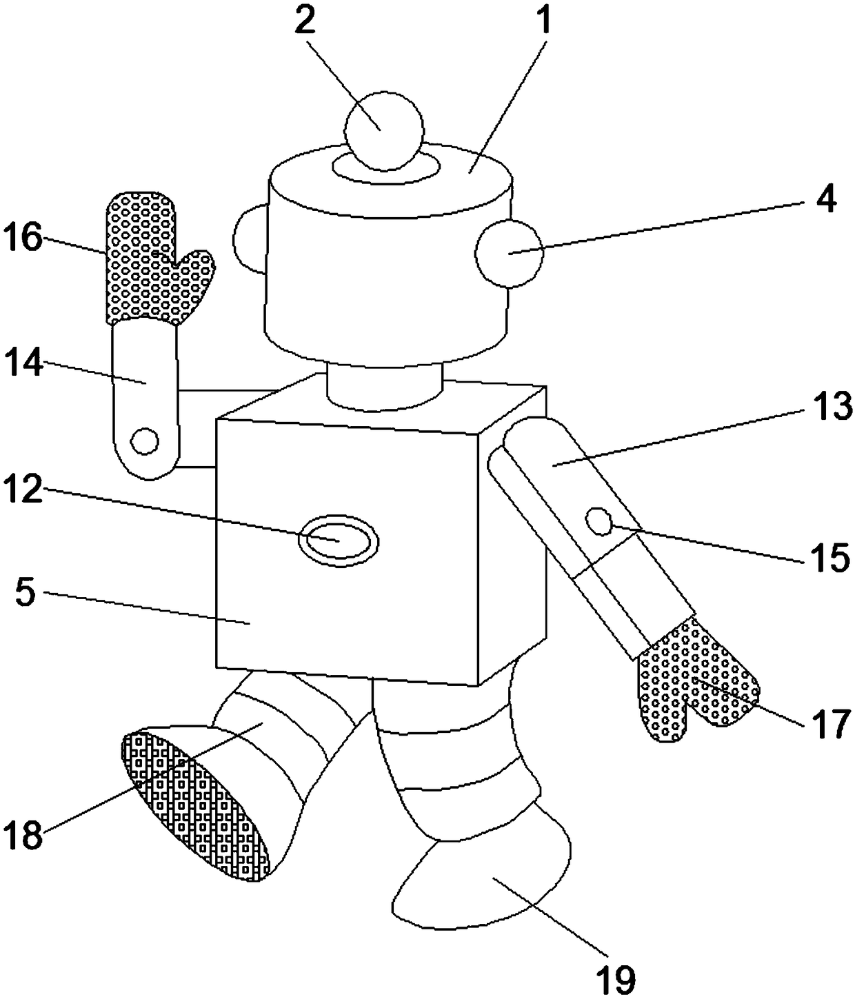 Smart vegetable-watering robot