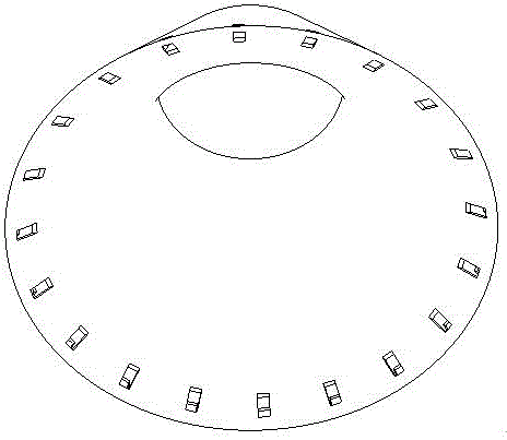 Wire collecting device for polyester wires