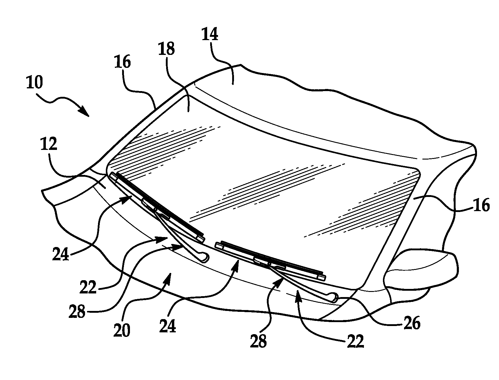 Wiper assembly having side-saddle coupler