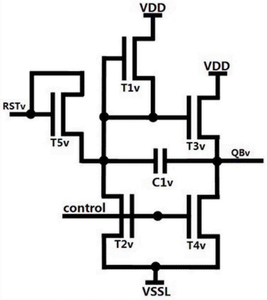 Inverter of gate integrated drive circuit, gate integrated driver and driving method