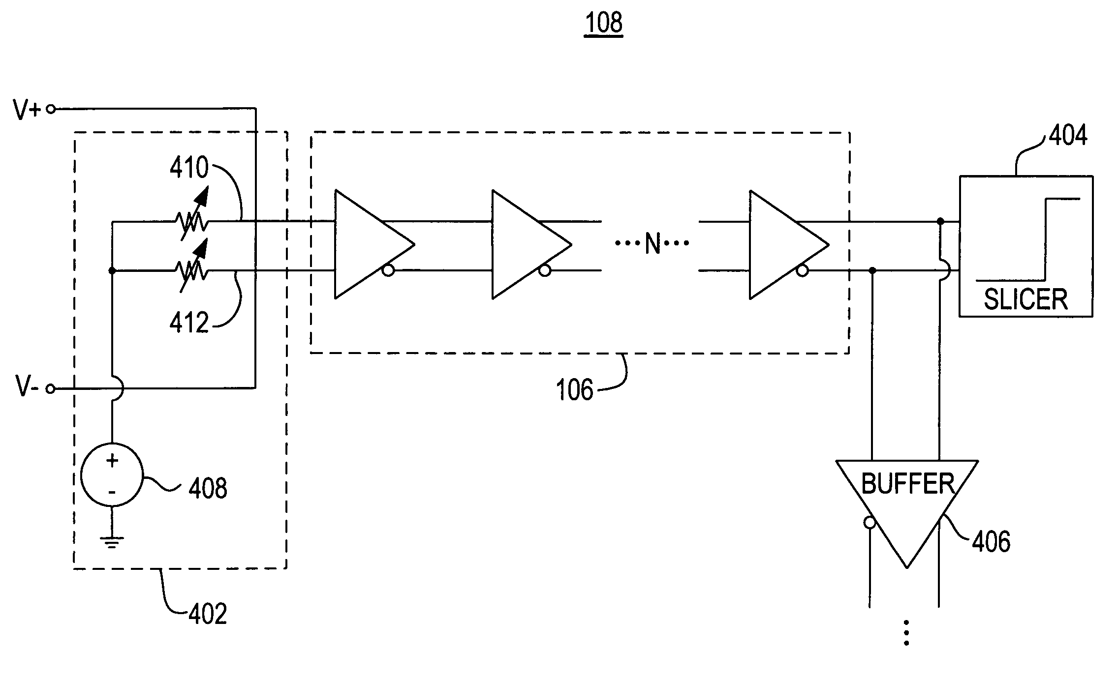 Programmable receiver equalization circuitry and methods