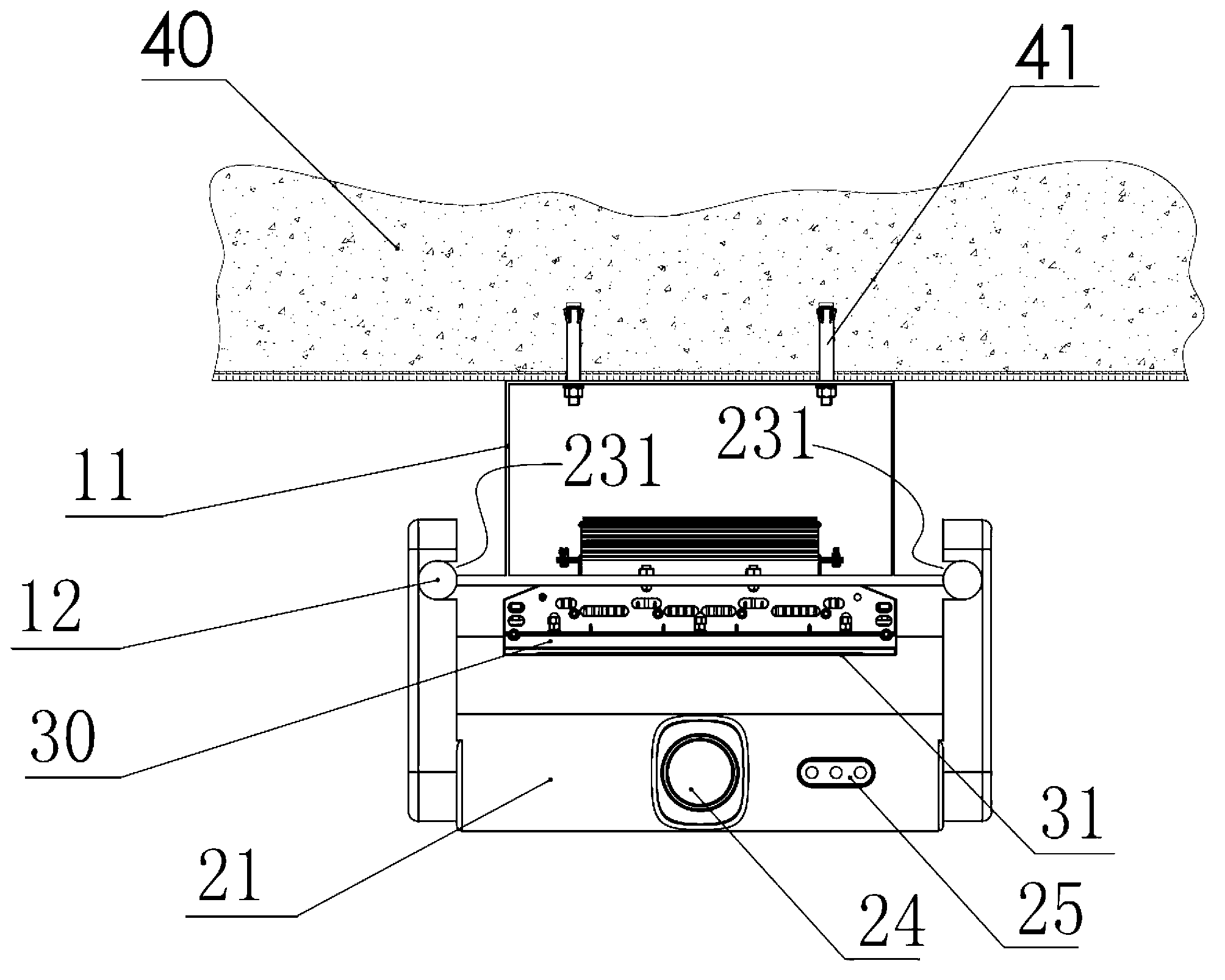 Illuminating system and matched cleaning equipment and lamplight illuminating structure thereof