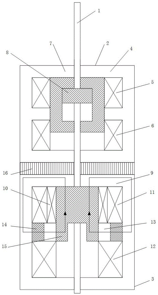 Two-stage acceleration permanent magnetic mechanism used for high-voltage large-open-distance vacuum circuit breaker