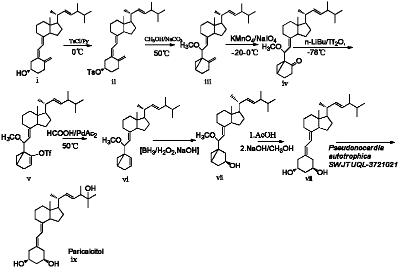 Method for preparing paricalcitol