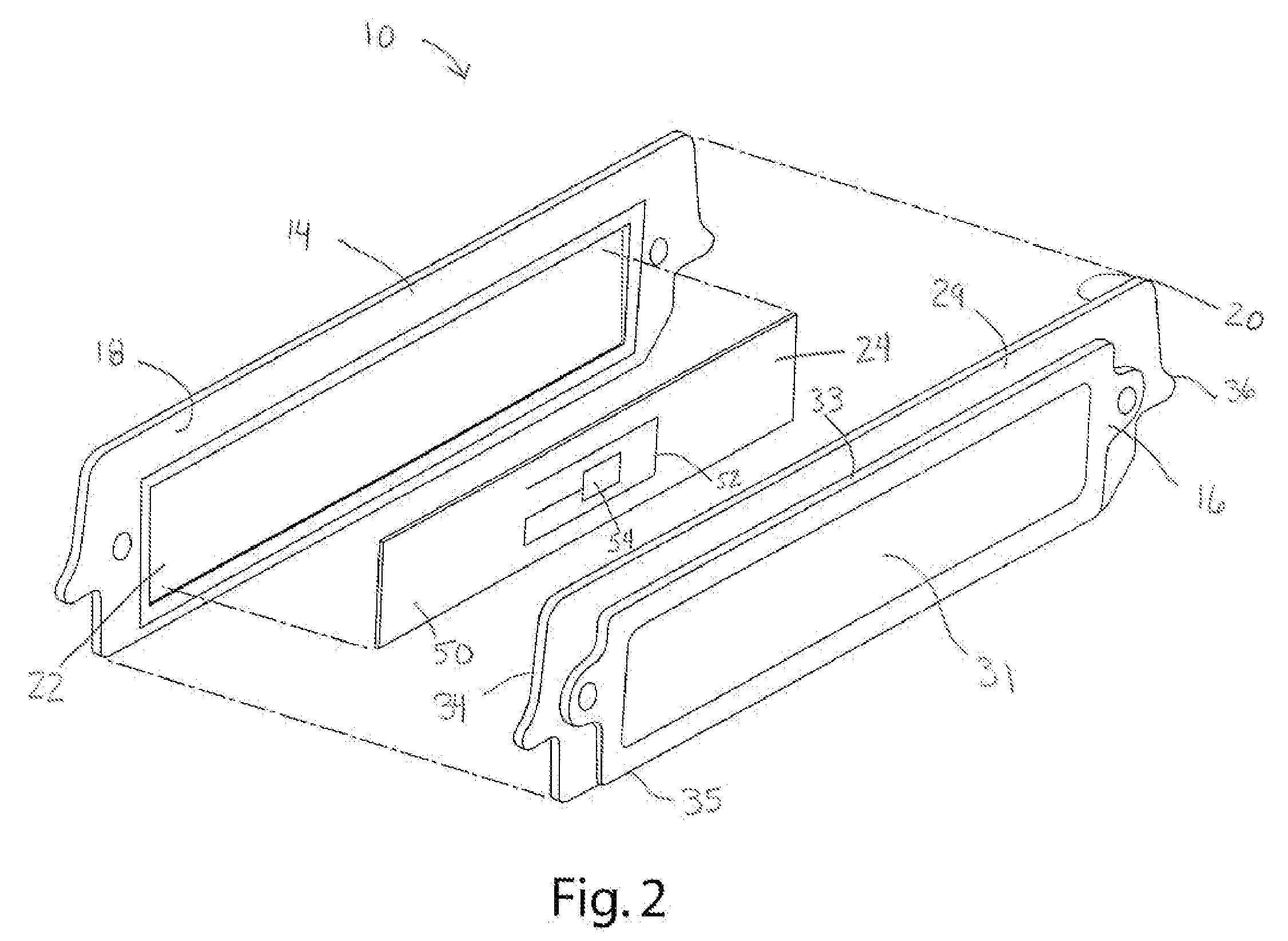 RFID hard case device and method of manufacture