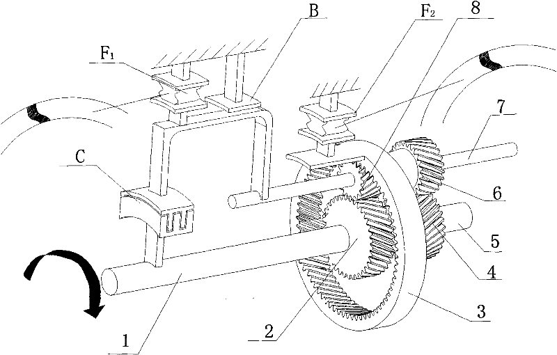 Dedicated automatic transmission planetary gear mechanism of pure electric vehicles