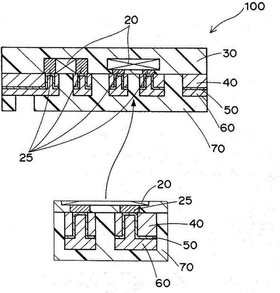 Electronic component package and method for producing same