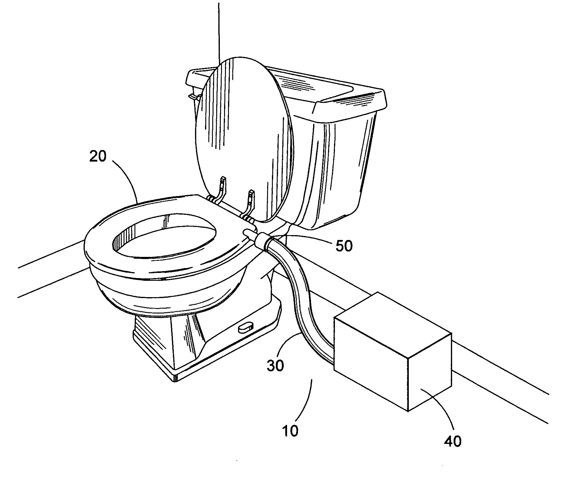 Filtered exhaust system for commode