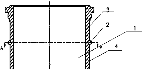 Cylinder sleeve cooling structure of engine