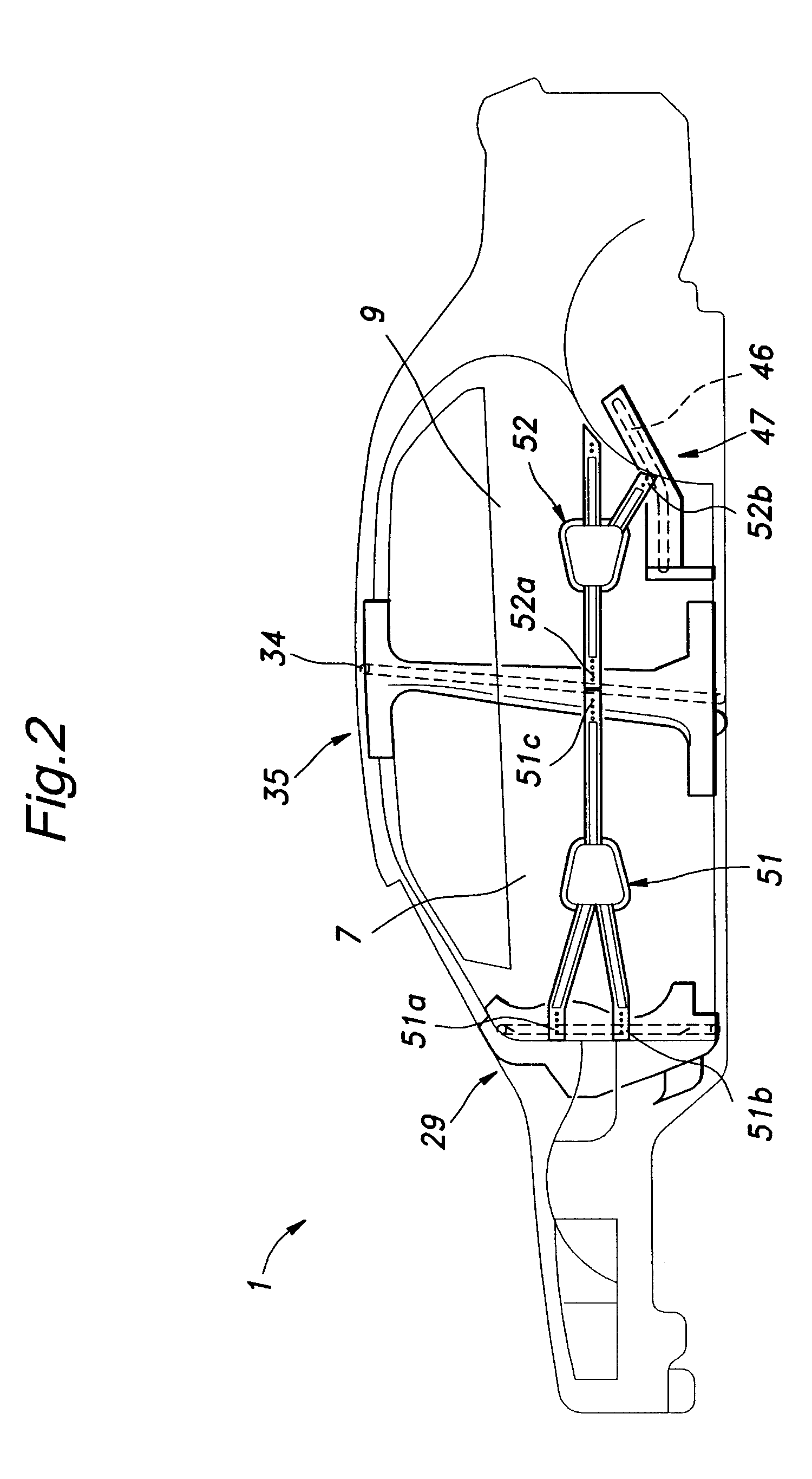 Vehicle body structure reinforced against side impact