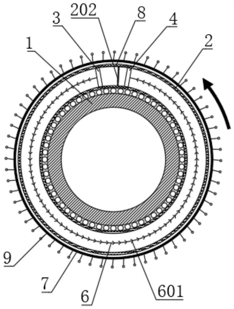 A fast heat diffusion heating pipe based on power surround technology