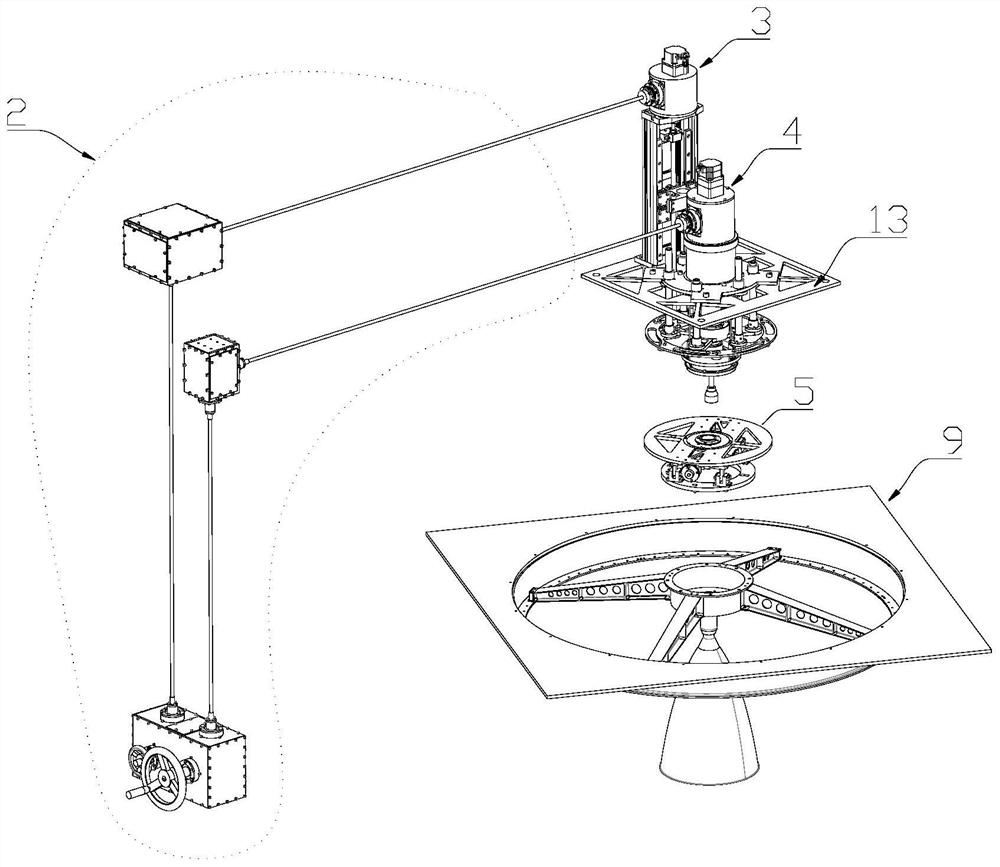 A suspension spinning mechanism and microgravity rollover state simulation system