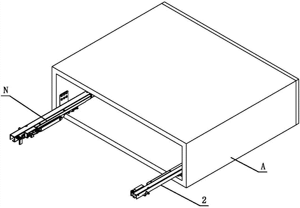 An adjustment and locking mechanism for drawer slide rails