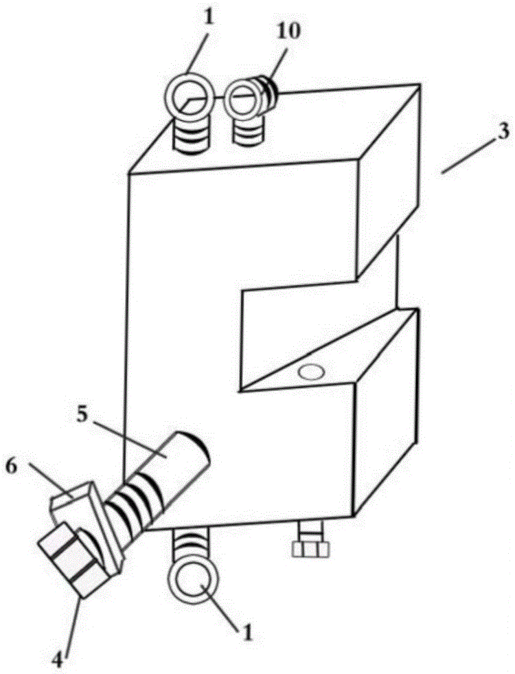 A method for detaching a whole string of insulators in an ultra-high voltage transmission line and a fixture therefor