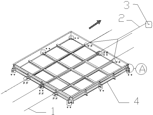 Subsequent docking process of self-elevating platform pile shoe