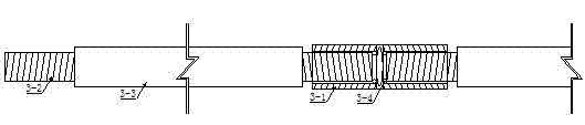 Retreating sectional type hydraulic cracking method