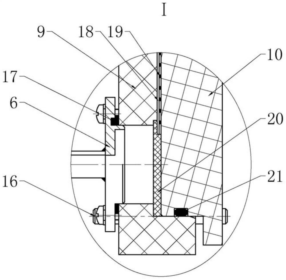 A device for observing the flow path of electrolyte