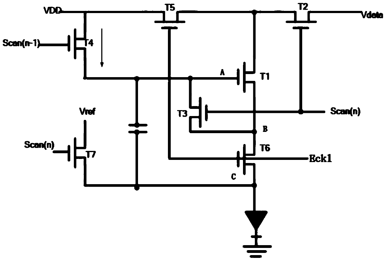 OLED circuit compensation method