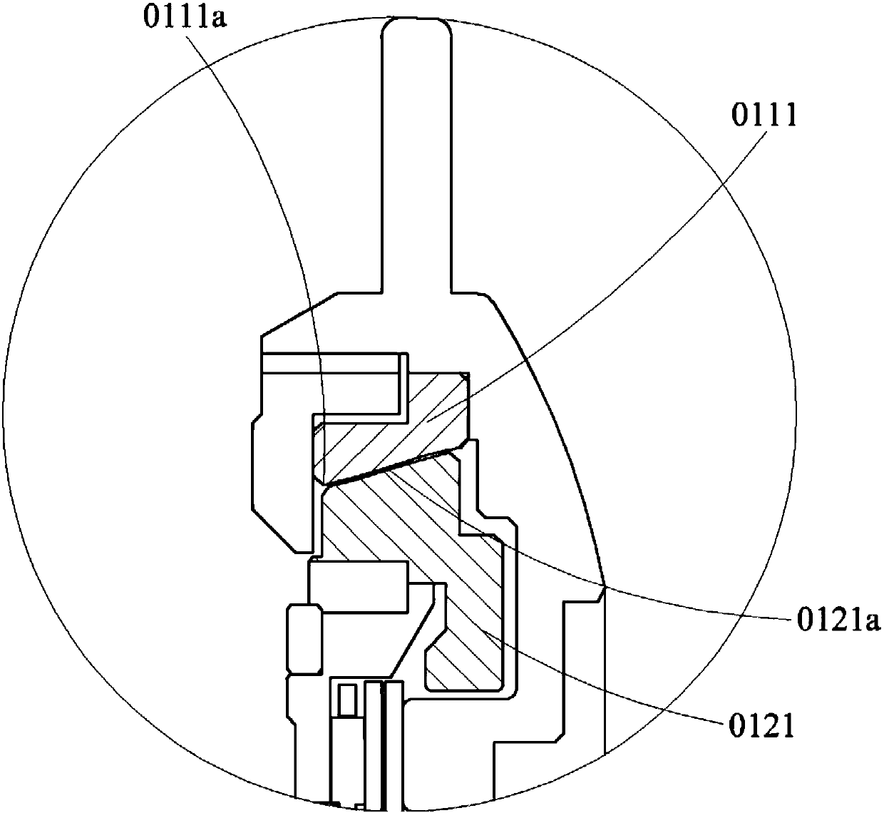 Peripheral surface contact torque sensor and the electric power-assisted vehicle