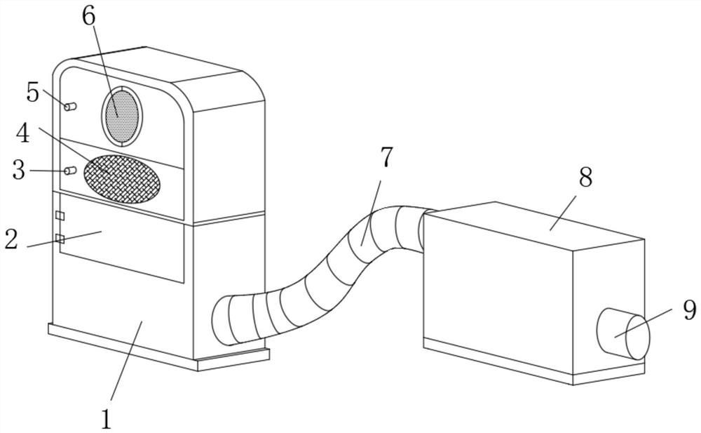 Construction technology and device for blocking virus aerosol transmission